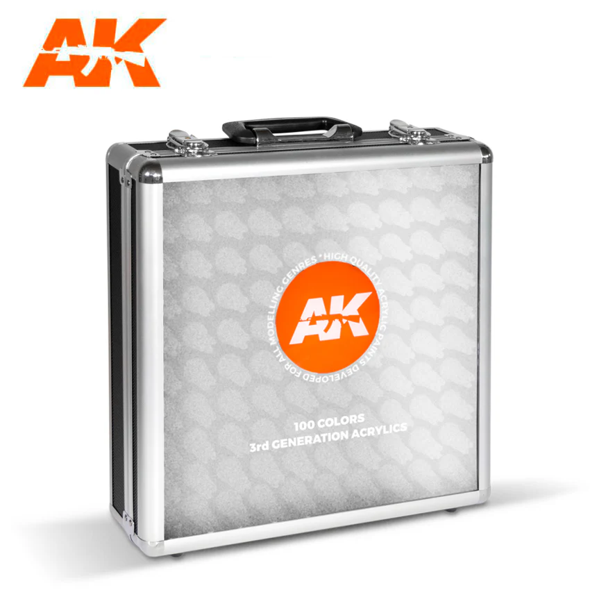 AK Interactive 3G Acrylics Briefcase - 100 Colors - Image 3