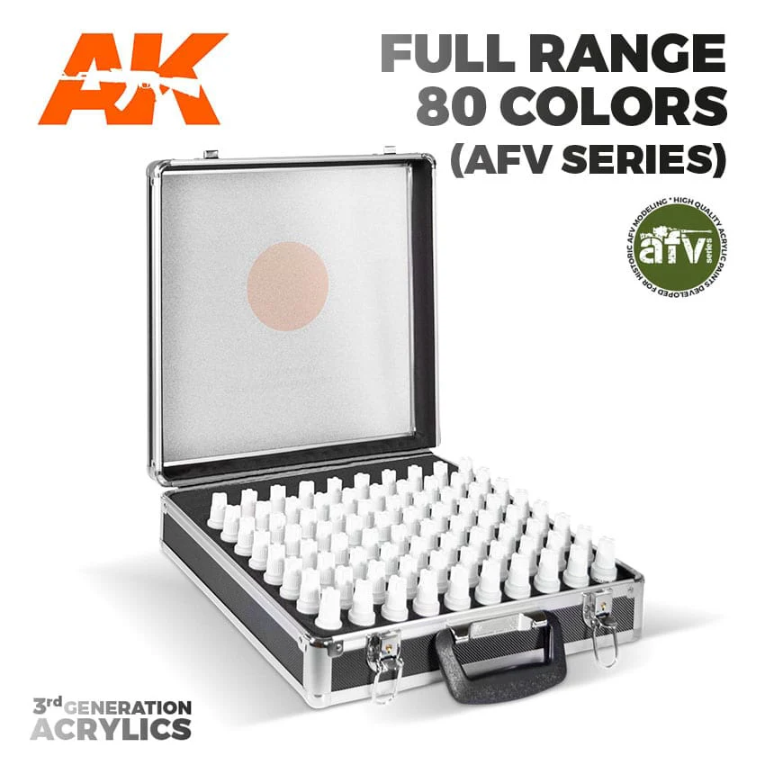 AK Interactive 3G Acrylics Briefcase - 80 Colors Full AFV Range - Image 2