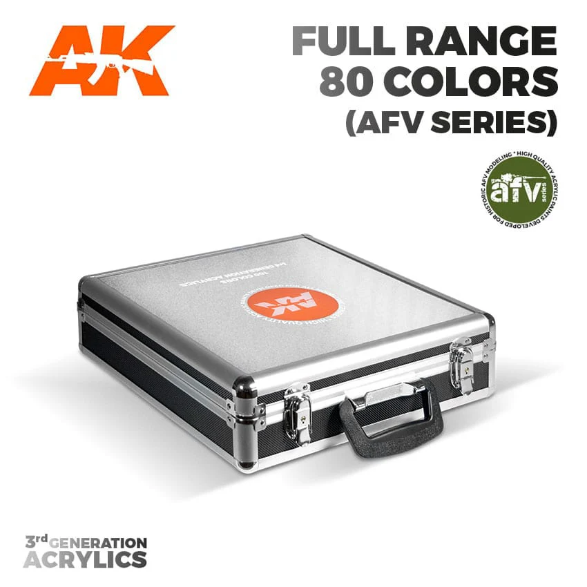 AK Interactive 3G Acrylics Briefcase - 80 Colors Full AFV Range - Image 3