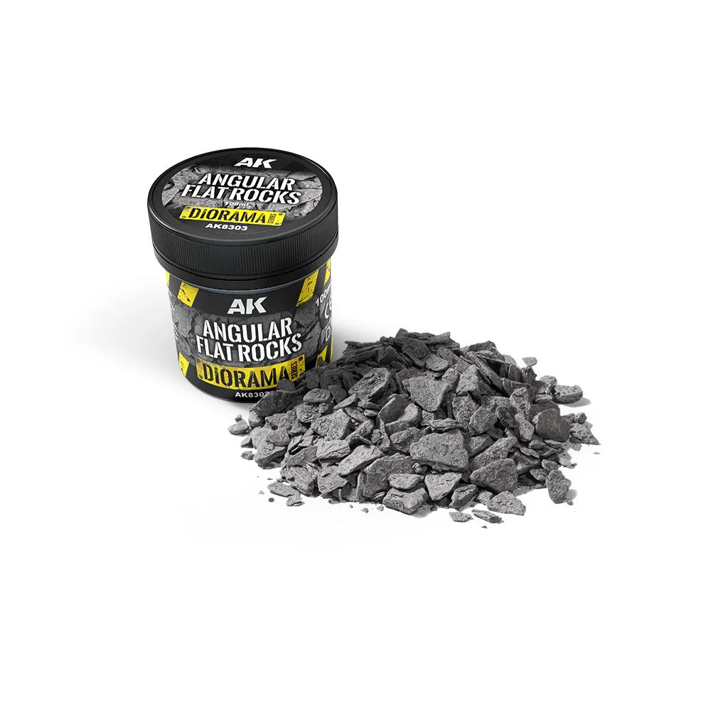 AK Interactive Angular Flat Rocks 100ml