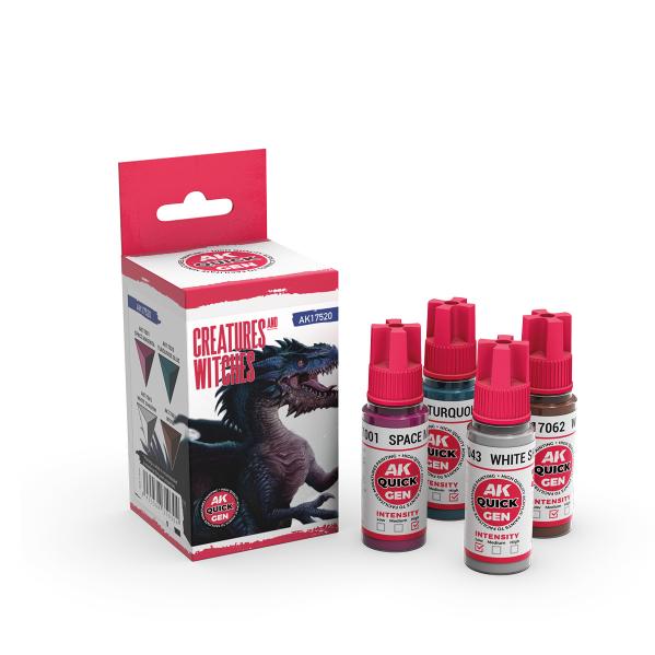 AK-Interactive: Quick Gen Acrylic Contrast -Creatures And Witches (Quick Gen Set) - Image 2