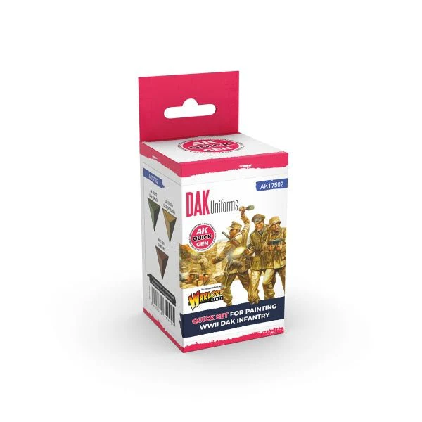AK-Interactive: Quick Gen Acrylic Contrast -Dak Uniforms (Quick Gen Set)