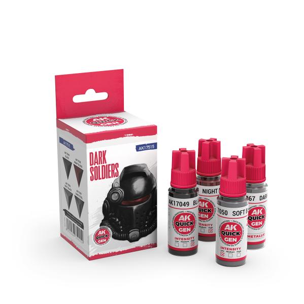 AK-Interactive: Quick Gen Acrylic Contrast -Dark Soldiers (Quick Gen Set) - Image 2