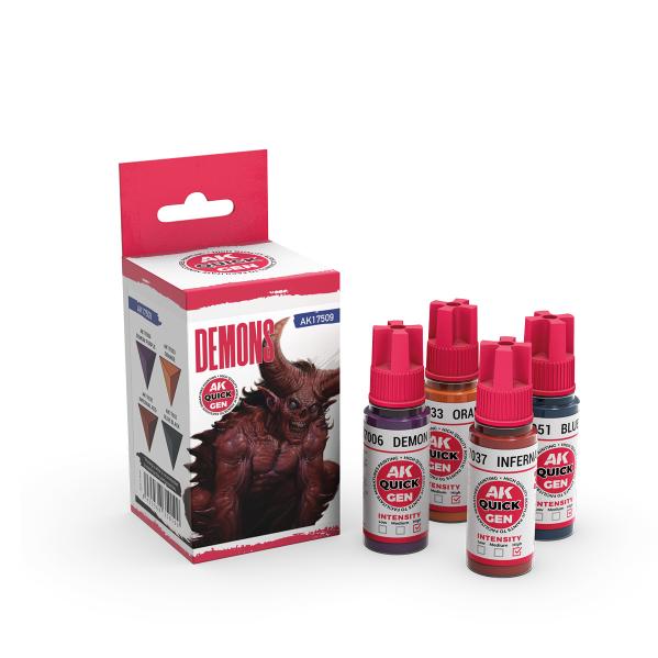 AK-Interactive: Quick Gen Acrylic Contrast -Demons (Quick Gen Set) - Image 2