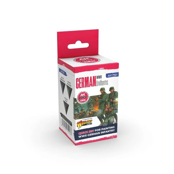 AK-Interactive: Quick Gen Acrylic Contrast -German Uniforms (Quick Gen Set)