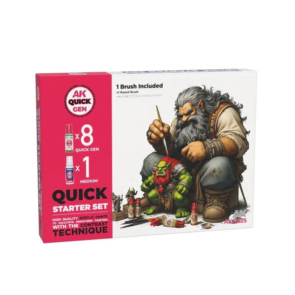 AK-Interactive: Quick Gen Acrylic Contrast -Quick Starter