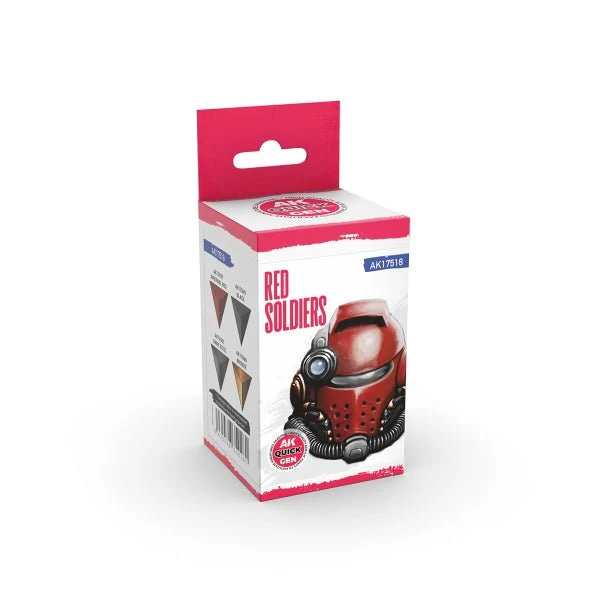 AK-Interactive: Quick Gen Acrylic Contrast -Red Soldiers (Quick Gen Set)