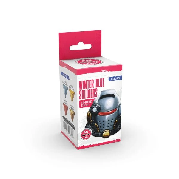 AK-Interactive: Quick Gen Acrylic Contrast -Winter Blue Soldiers (Quick Gen Set)
