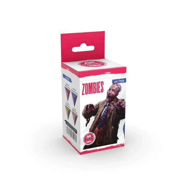 AK-Interactive: Quick Gen Acrylic Contrast -Zombies (Quick Gen Set)