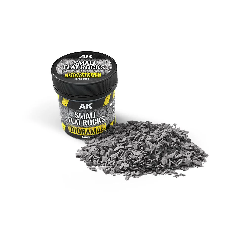 AK Interactive Small Flat Rocks 100ml