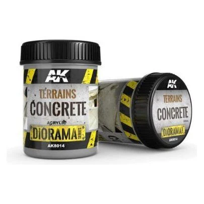 AK-Interactive: (Texture) TERRAINS CONCRETE - 250ml (Acrylic)