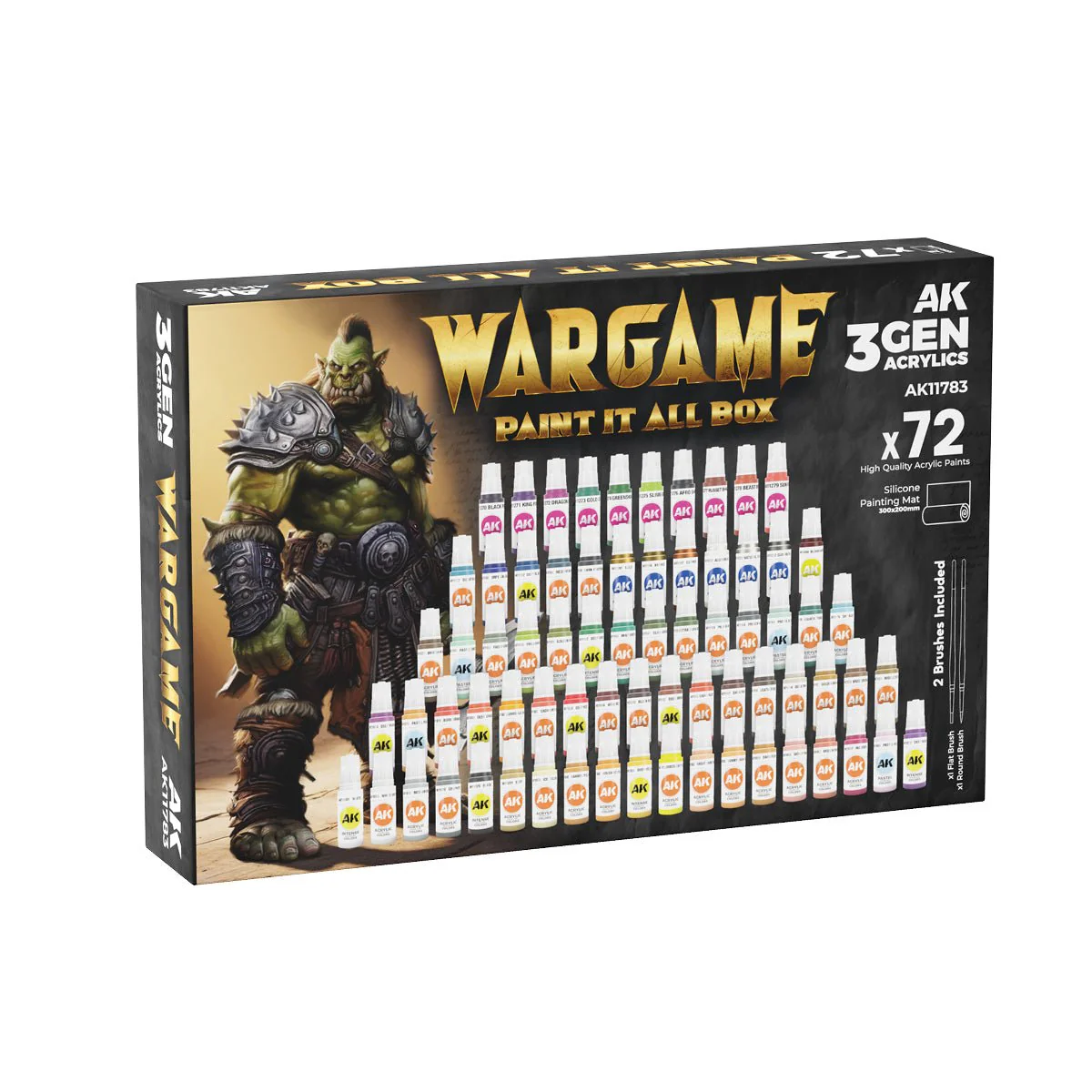 Ak Interactive: Wargame Paint It All Box 3Gen x72