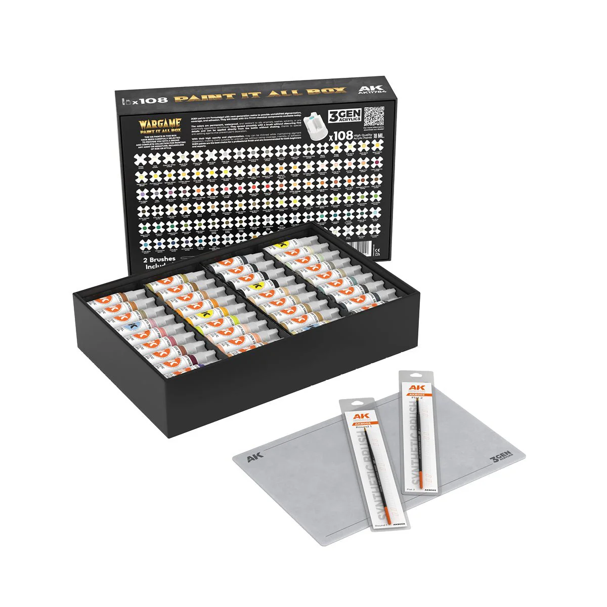 Ak Interactive: Wargame Paint It All Box 3Gen x72 - Image 4