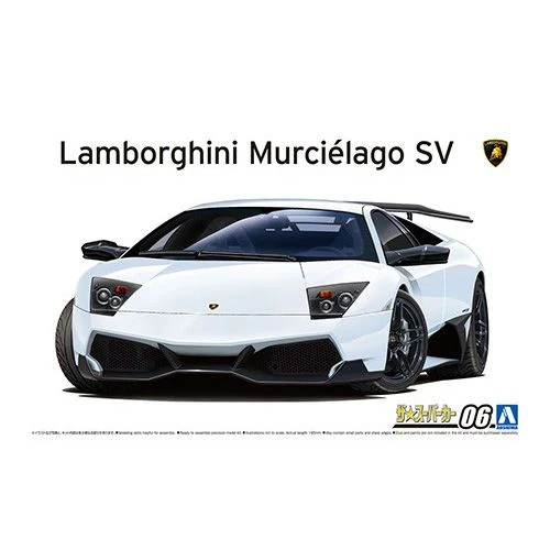 Aoshima 1/24 '09 Lamborghini Murcielago LP670-4 SV - Image 4