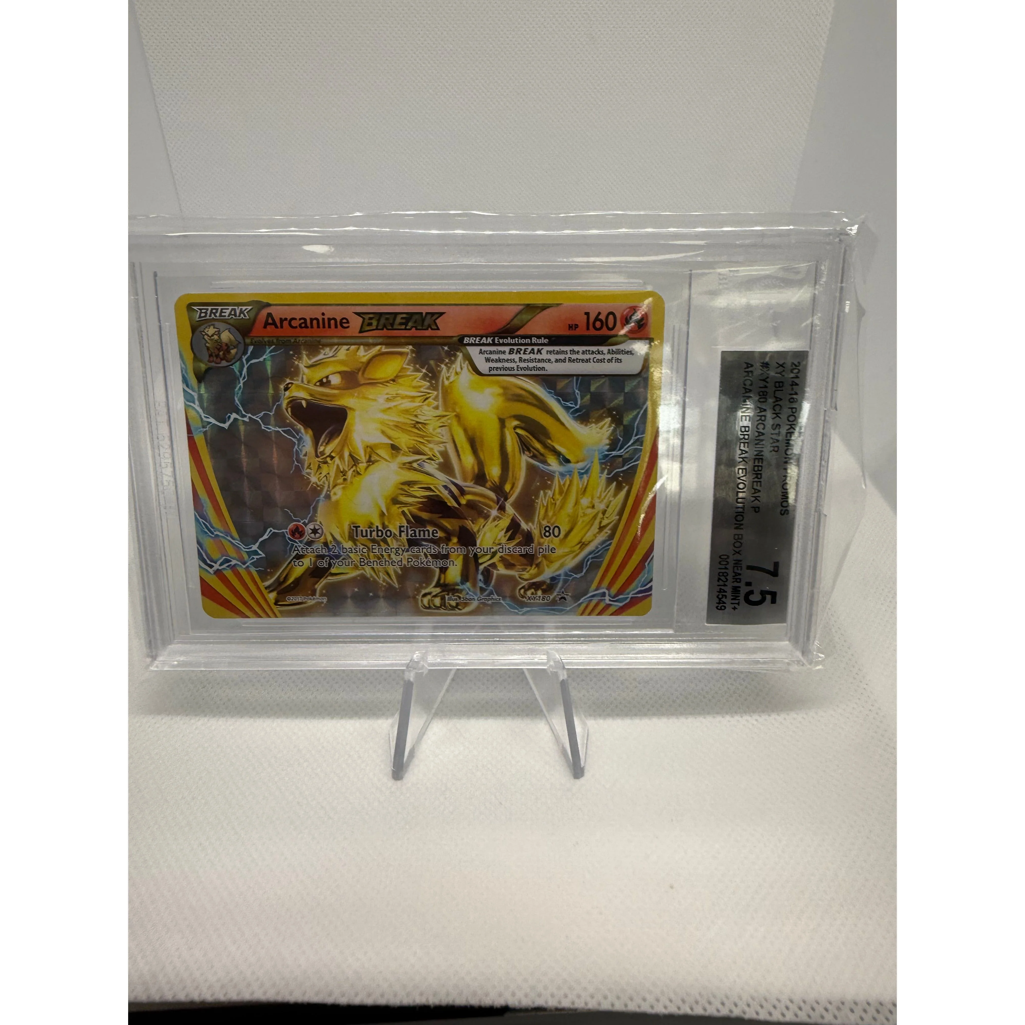 Arcanine Break BGS Graded 7.5 Near Mint