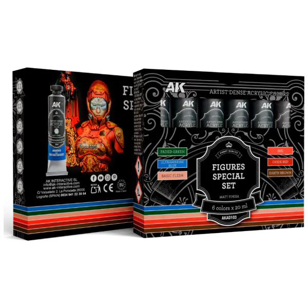 Artist Dense Acrylic Color - Figures Special Set