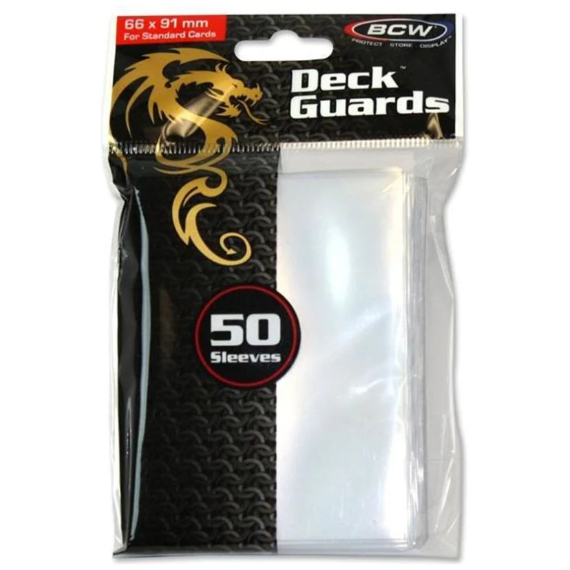 BCW: Deck Protector: Deck Guard: Clear (50)