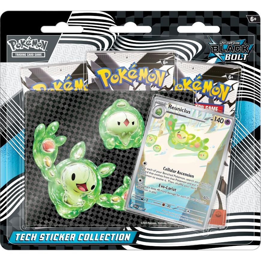 Black Bolt Tech Sticker Collection - Pokemon