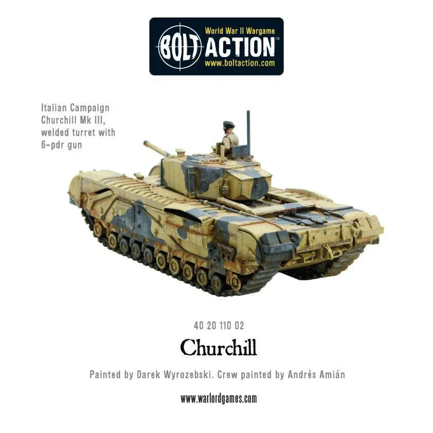 Bolt Action Churchill Tank (Plastic) - Image 4