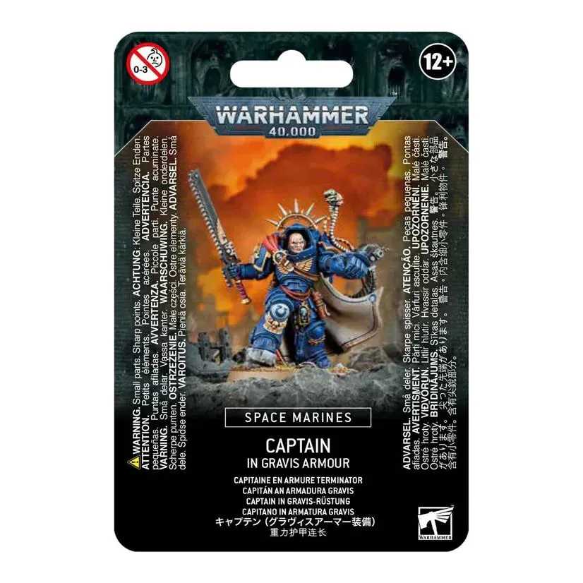 Captain in Gravis Armour Space Marines
