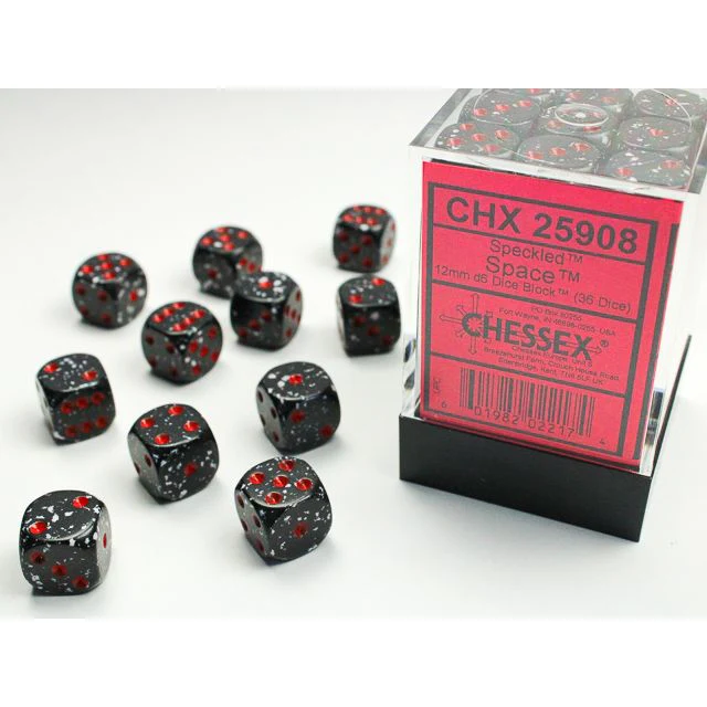 Chessex D6 Block: Speckled (Space)
