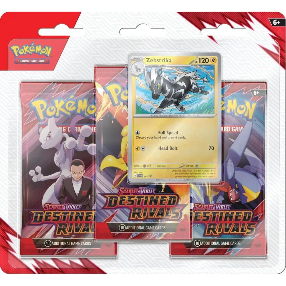 Destined Rivals 3 Pack Blister [Zebstrika] - SV10