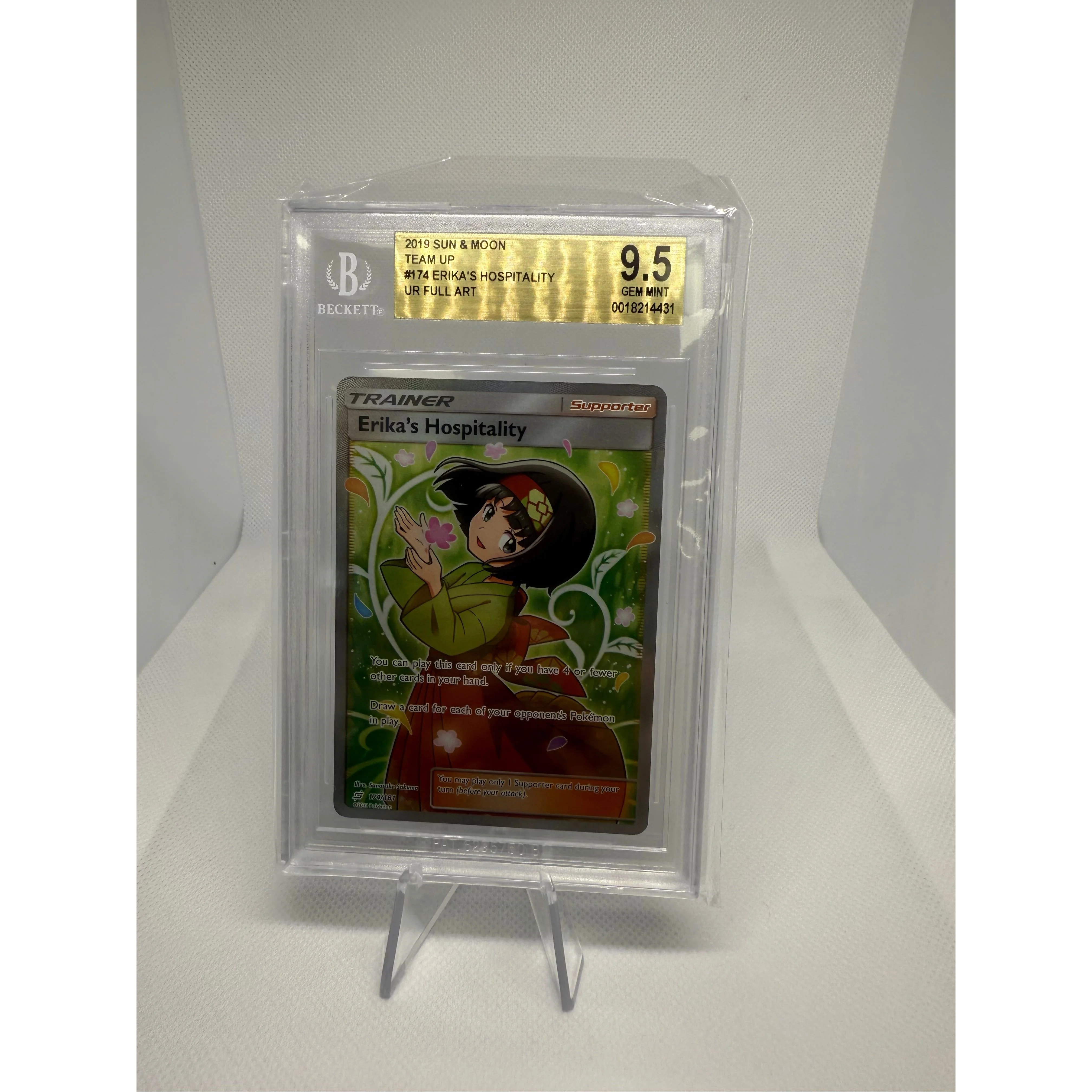 Erika's Hospitality BGS Graded 9.5 Gem Mint Gold Label
