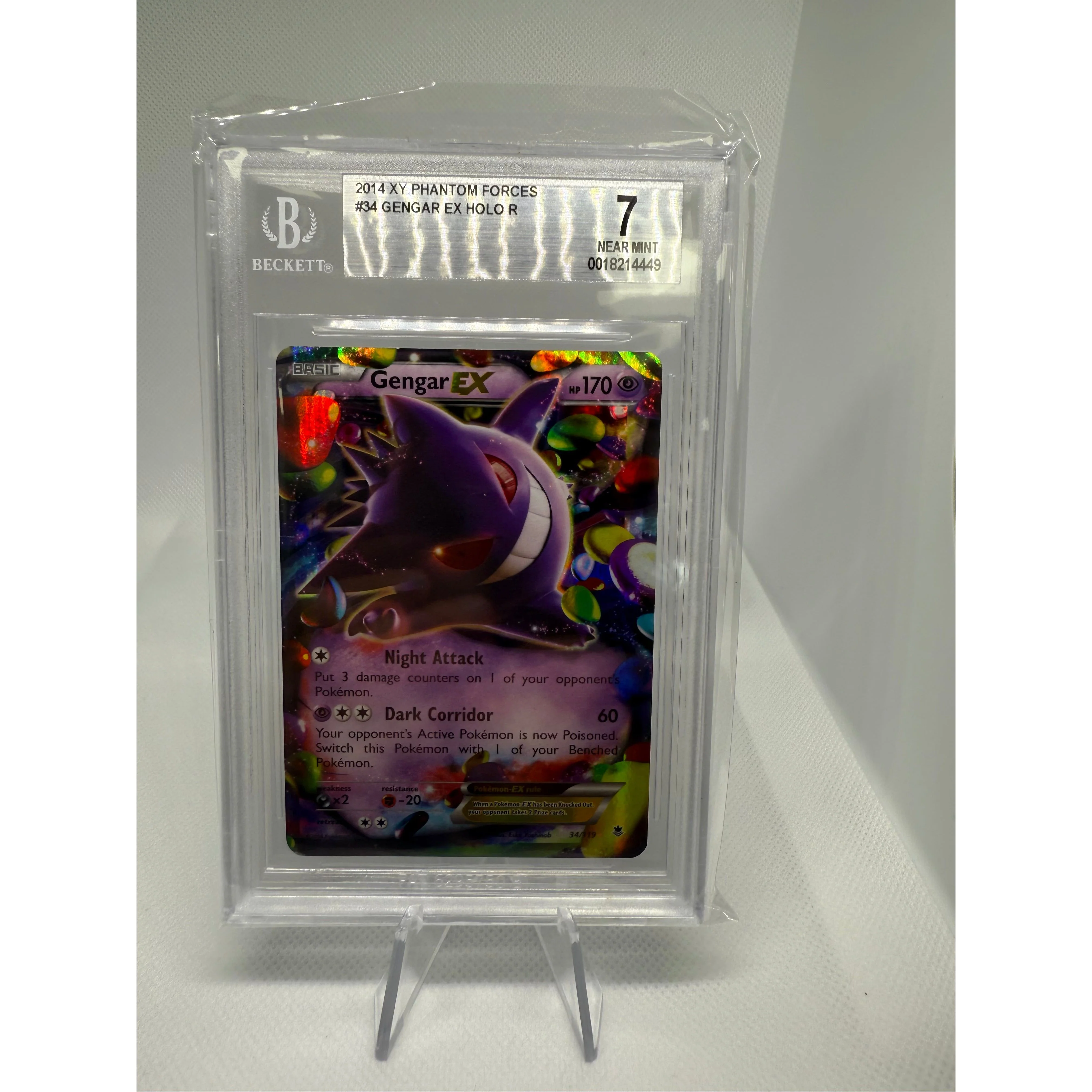 Gengar #34 BGS Near mint 7
