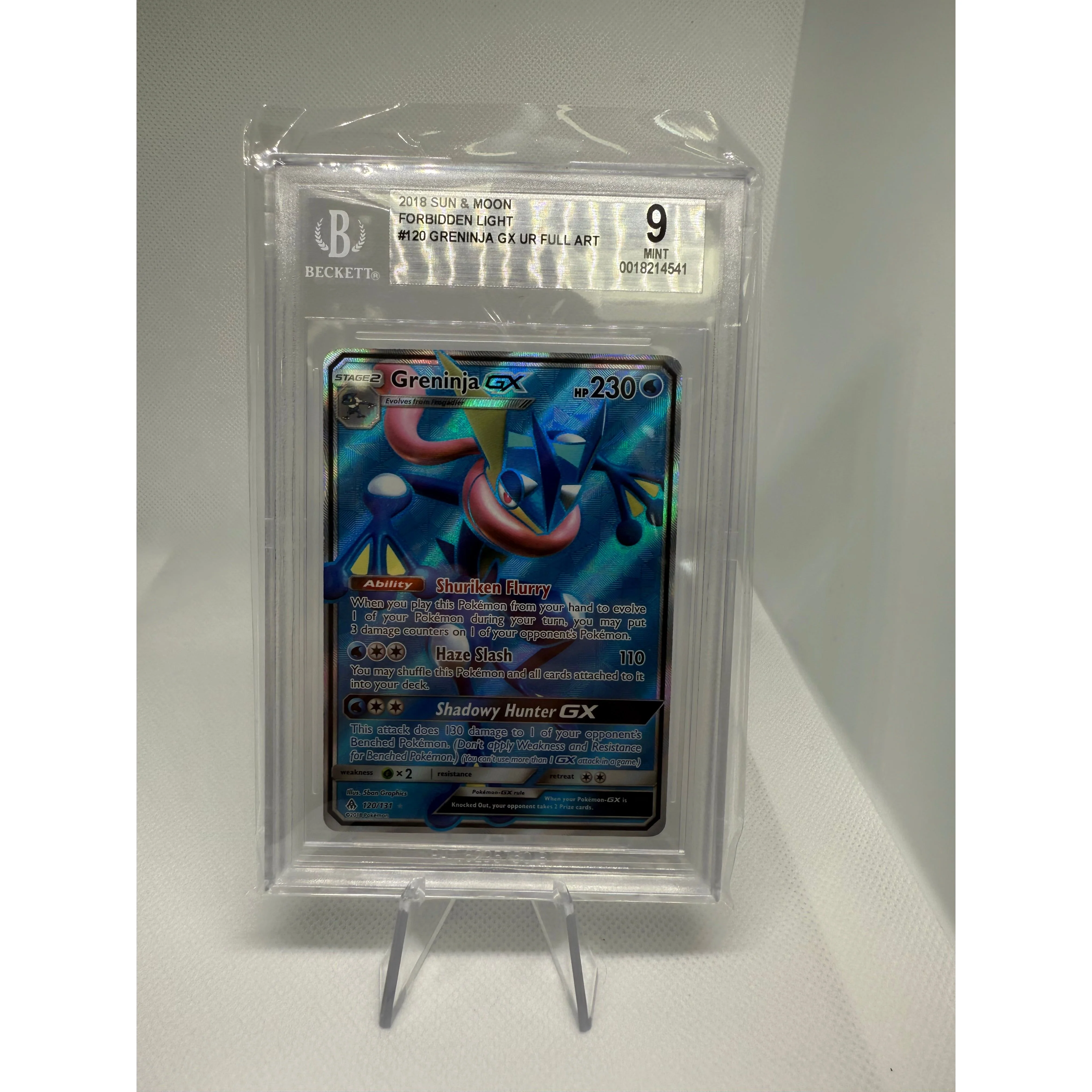 Greninja #210 BGS Graded Mint 9