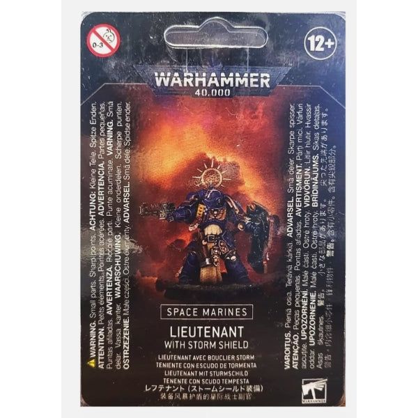 Lieutenant With Storm Shield Space Marines Warhammer 40K