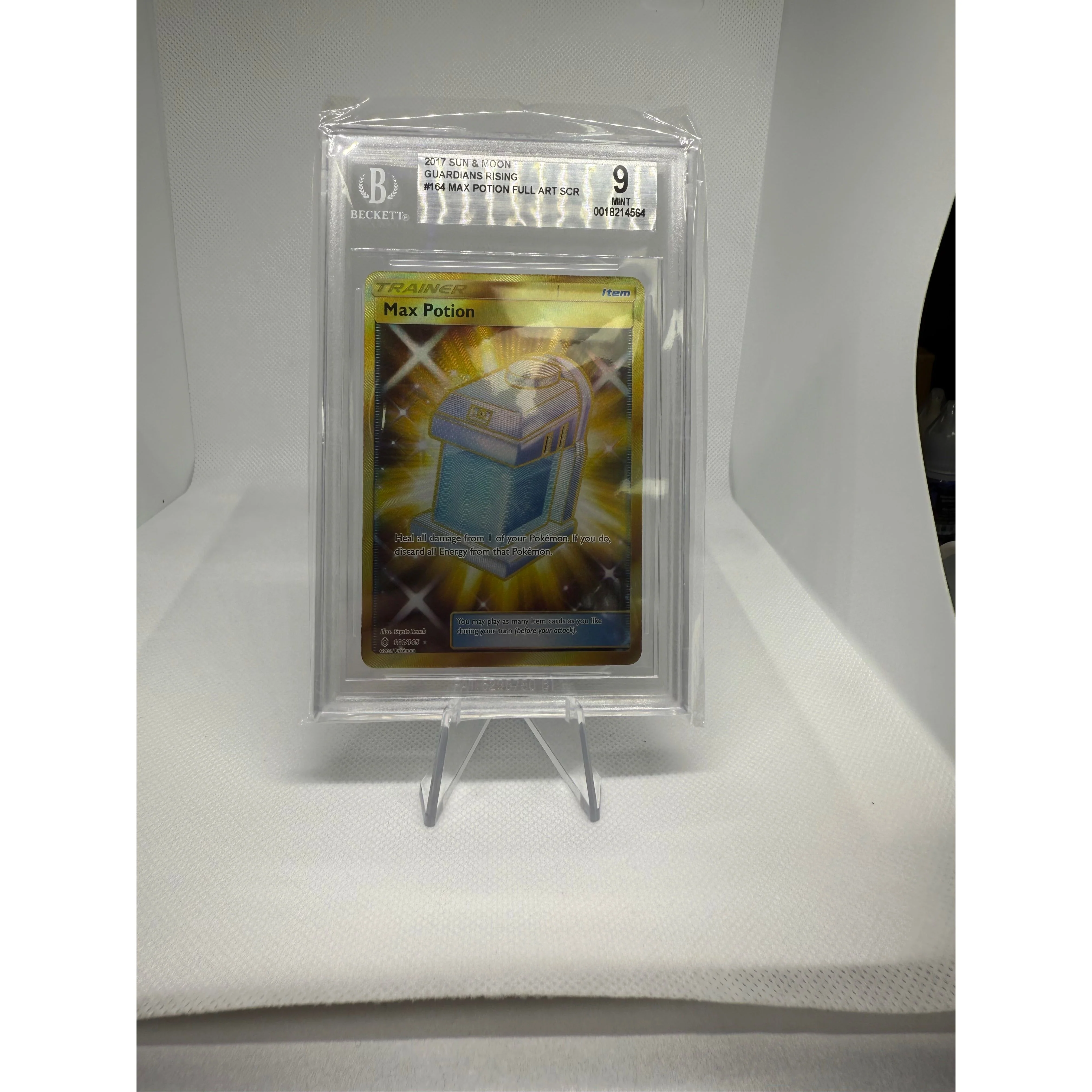 Max Potion Trainer BGS Graded 9 Mint