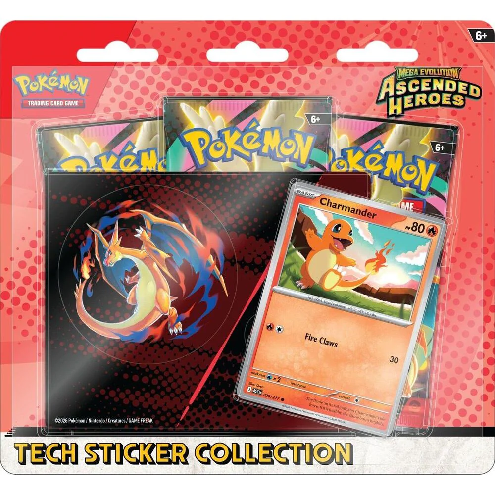 Mega Evolution: Ascended Heroes Tech Sticker Collection
