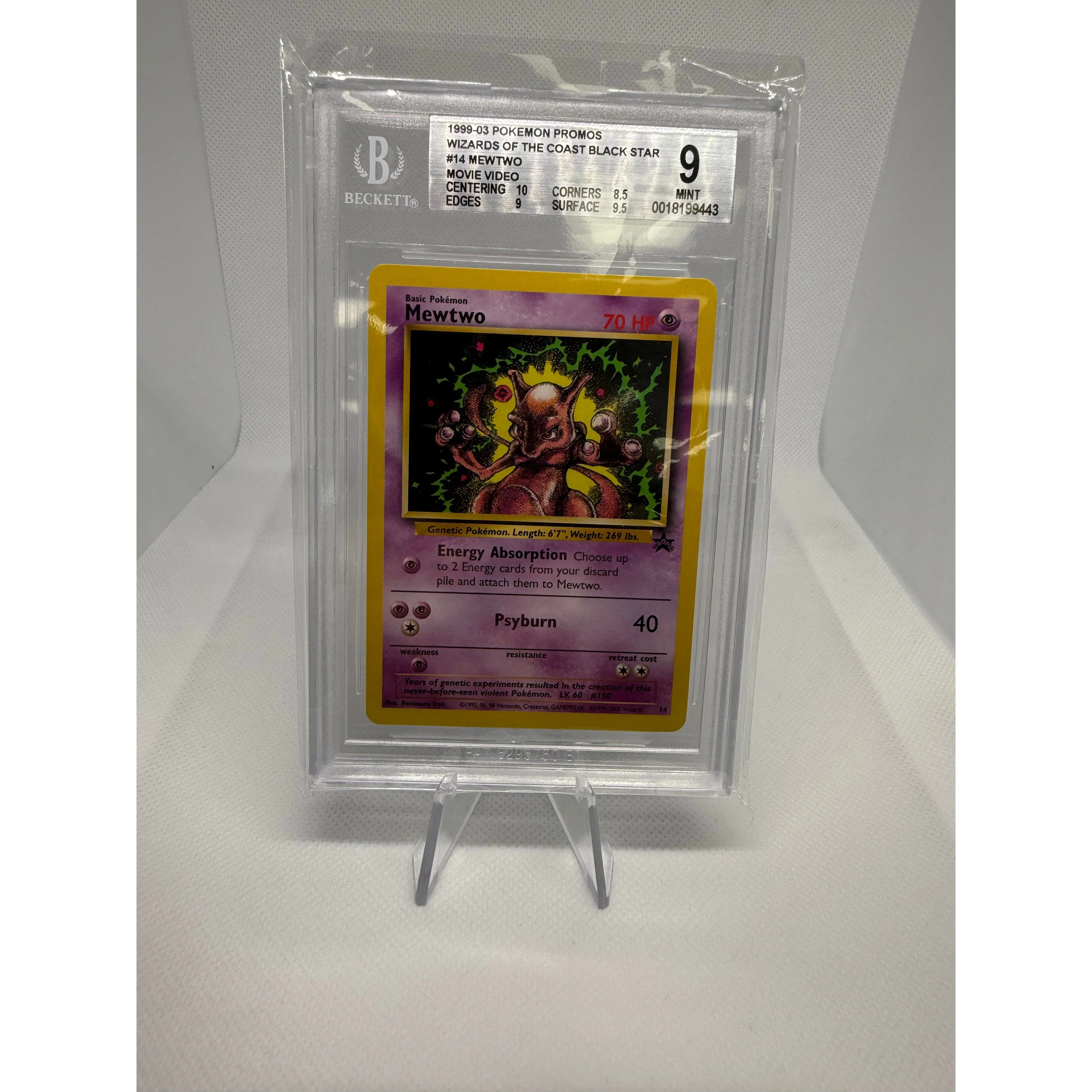Mewtwo BGS Graded 9 Mint