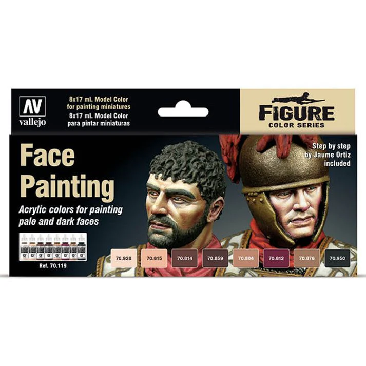 Model Color: Effects: Faces Painting Set (8)