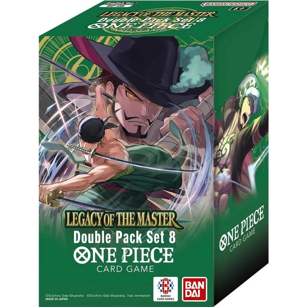 One Piece TCG Double Pack Set Vol.8 – Legacy of the Master (OP12) Sealed Case x8