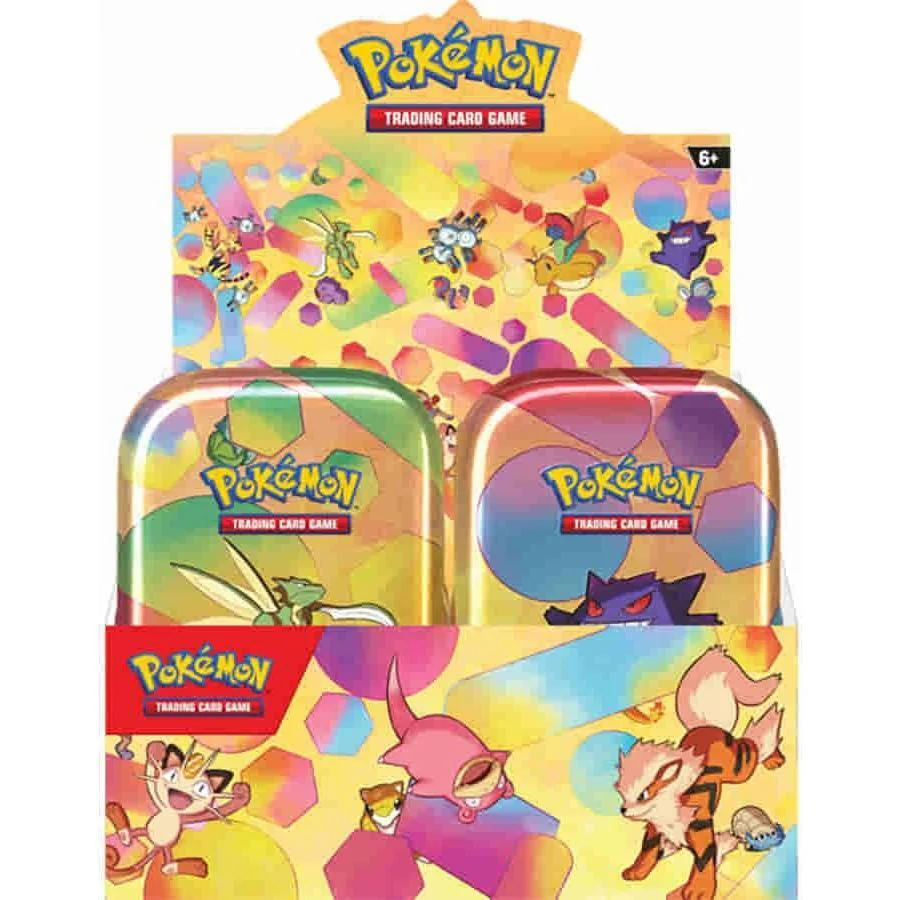 Pokémon - 151 Mini Tin Display (10) - SV: Scarlet & Violet 151 Sealed Case