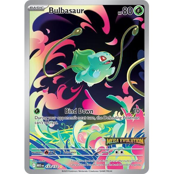 Pokémon Bulbasaur - 133/132 (Mega Evolution Stamped)