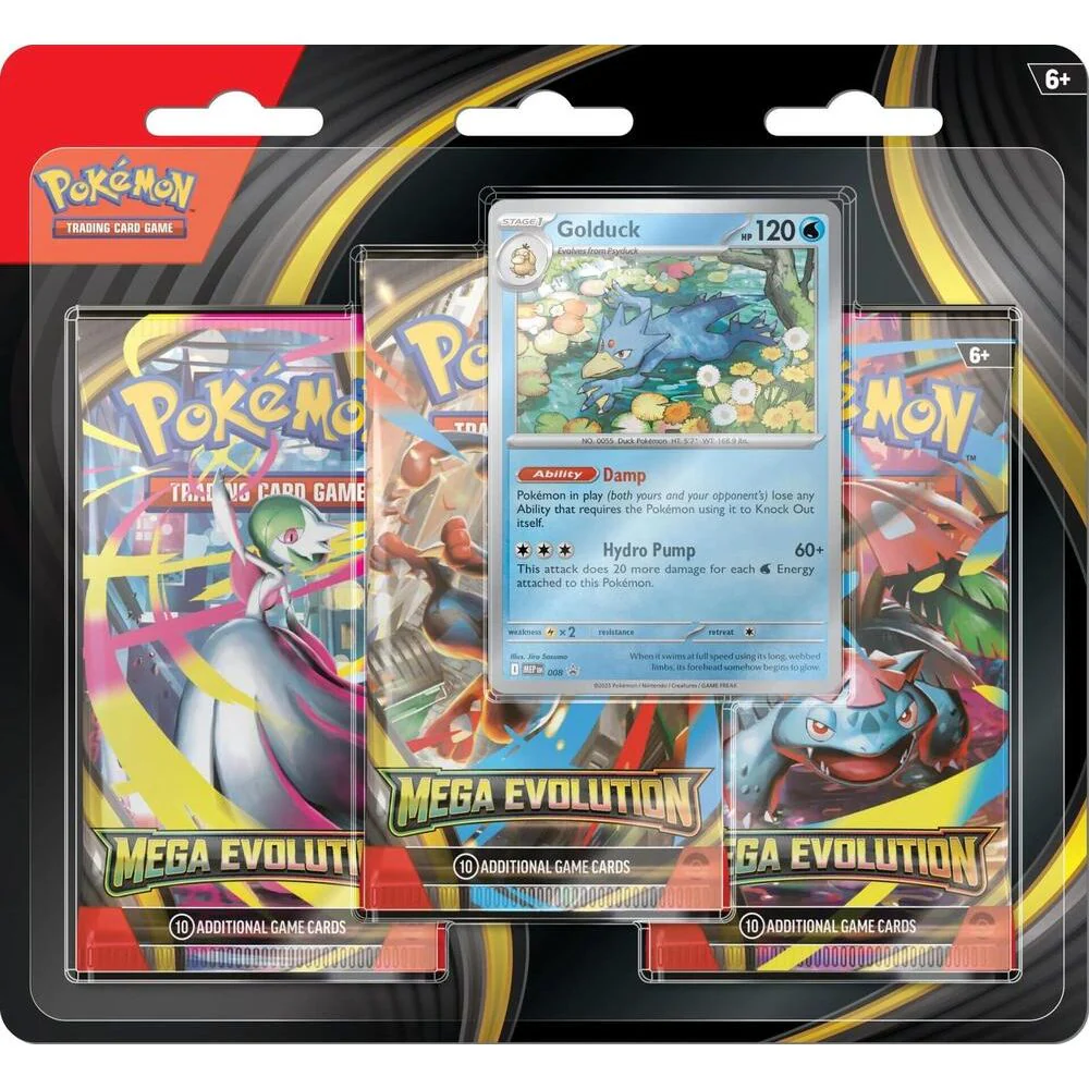 Pokémon Mega Evolution 3 Pack Blister