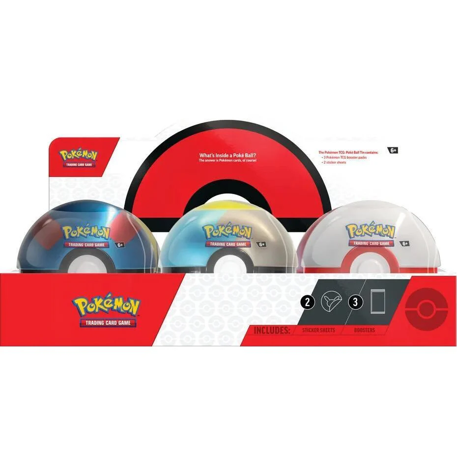 Pokémon Poke Ball Tin Display (Q4 2024)