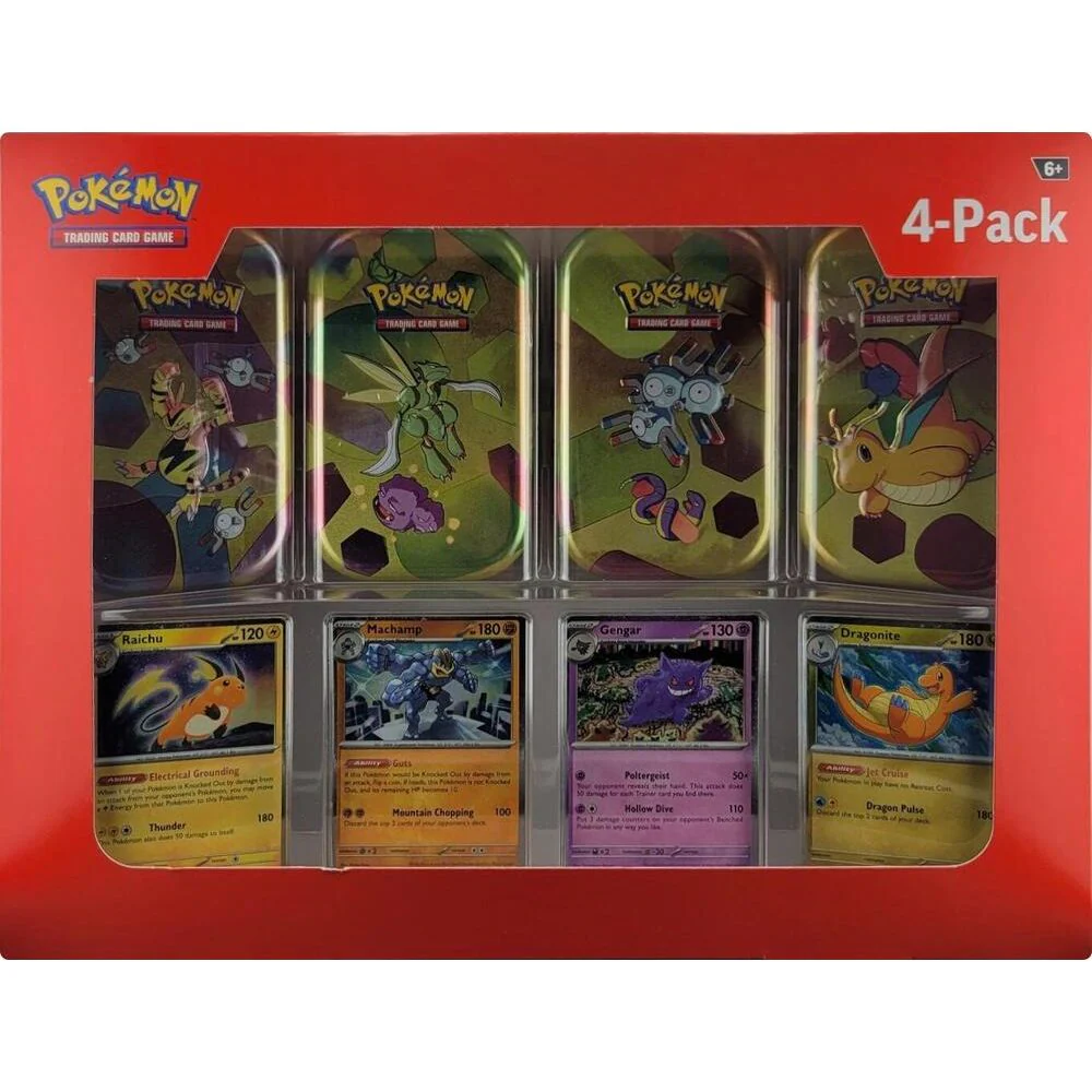 Pokémon Sam's Club 151 (4 Mini Tins + 4 Promo Cards Bundle) Scarlet & Violet 151 (MEW)