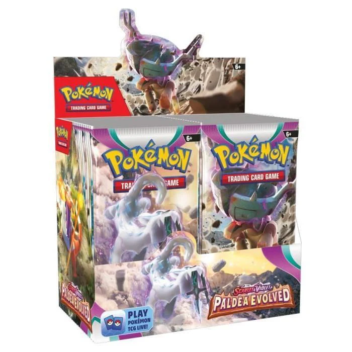 Pokemon Scarlet & Violet  Paldea Evolved Booster Display