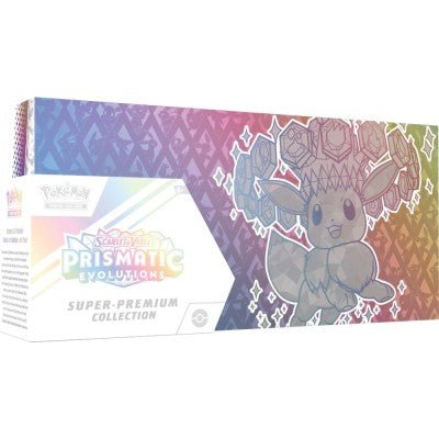 Pokemon Scarlet & Violet Prismatic Evolutions Super Premium Collection Box