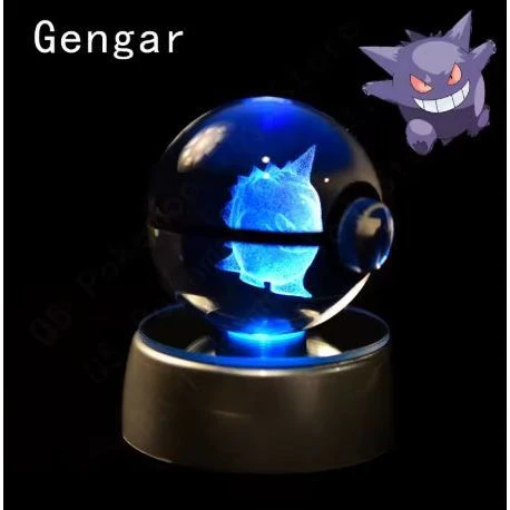 Pokémon Theme 3D Crystal Ball - Gengar