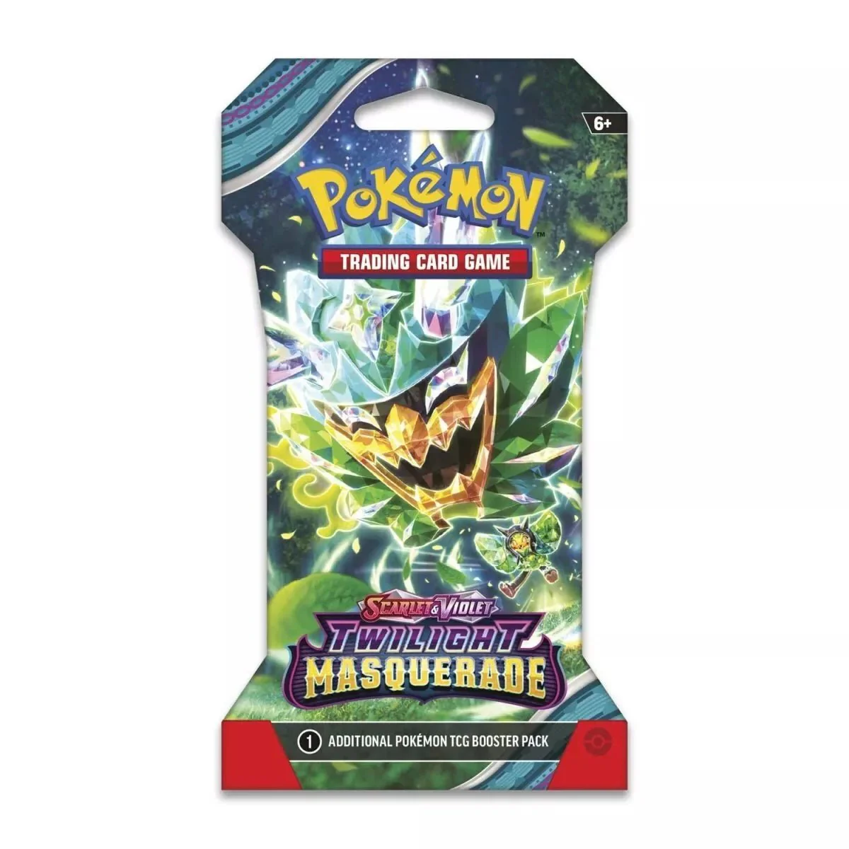 Pokemon: Twilight Masquerade Sleeved Booster Pack Single (Styles May Vary)
