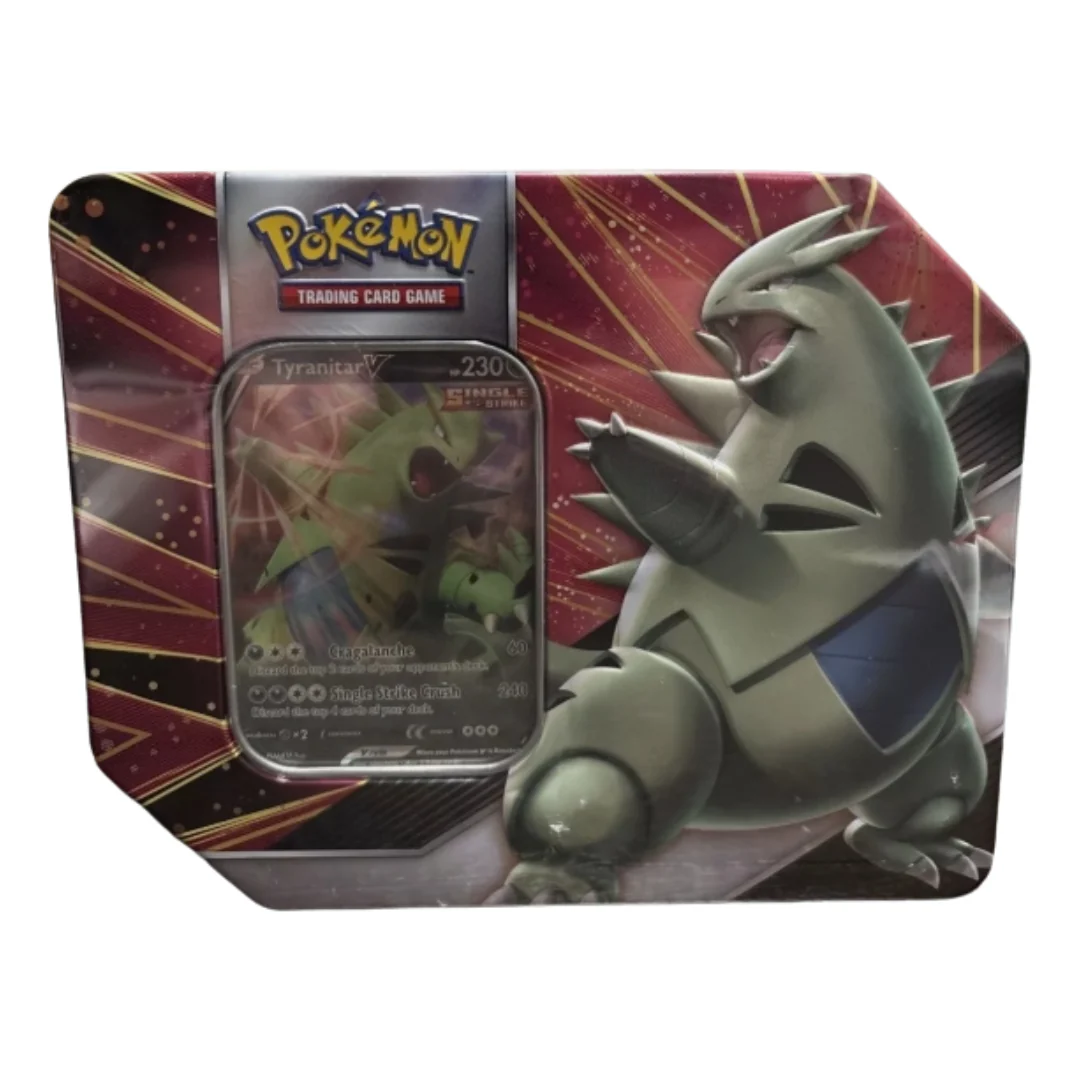 Pokemon Tyranitar or Empoleon V Tin (Styles May Vary)