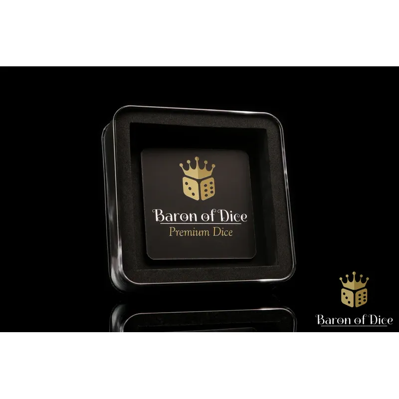 Premium Metal Dice Tin - Baron of Dice