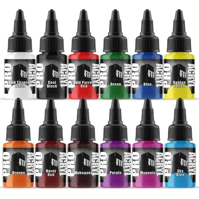 Pro Acryl Base Set Acrylic Paints - Image 3