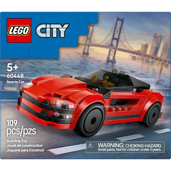 Red Sports Car - Lego City - Image 4