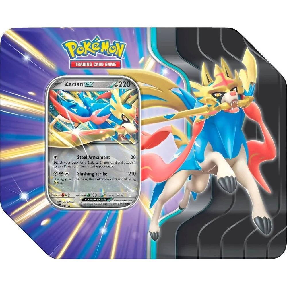 Slashing Legends Tin Koraidon/Zacian (Styles May Vary) 2025 Pokemon