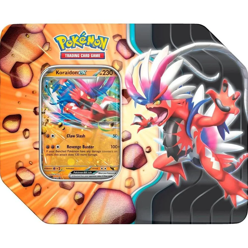 Slashing Legends Tin Koraidon/Zacian (Styles May Vary) 2025 Pokemon - Image 2